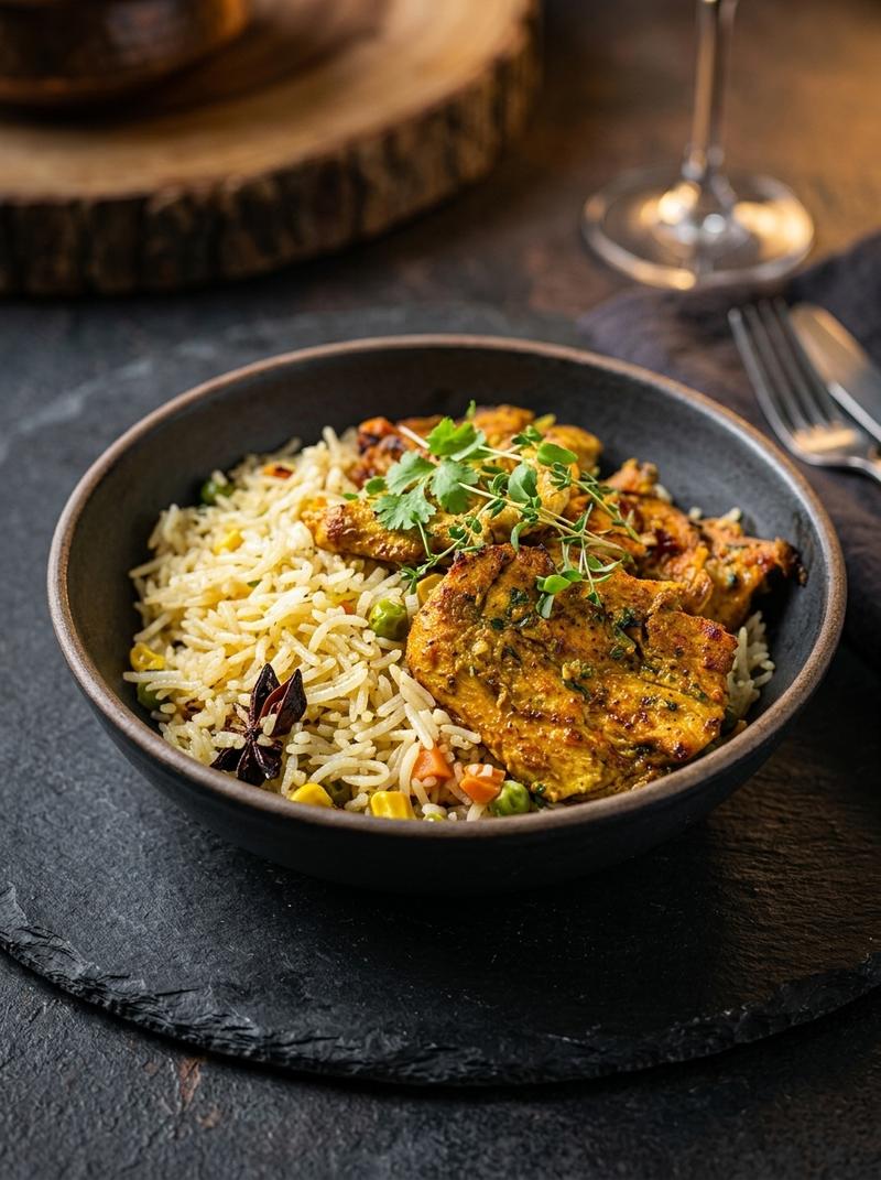 Tandoori Chicken Rice Bowl
