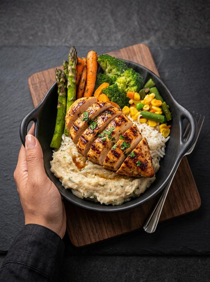 High-Performance Chicken & Mash Bowl