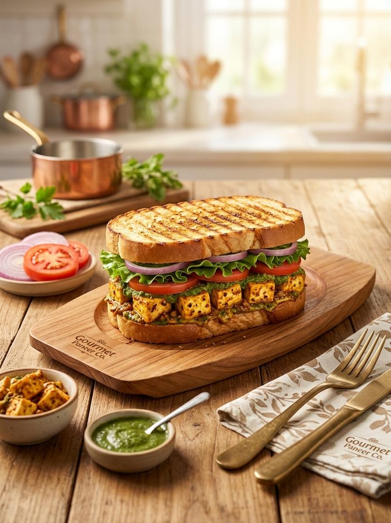 Spiced Paneer Protein Sandwich