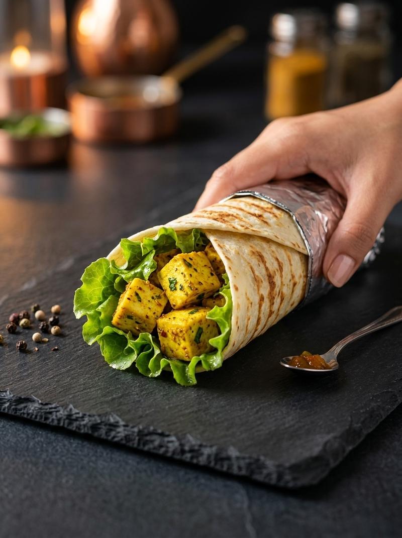 Grilled Paneer Power Wrap